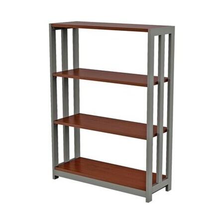 Linea Italia LineaItali, TRENTO LINE BOOKCASE, 31 1/2W X 11 1/2D X 43 1/4H, CHERRY TR735CH